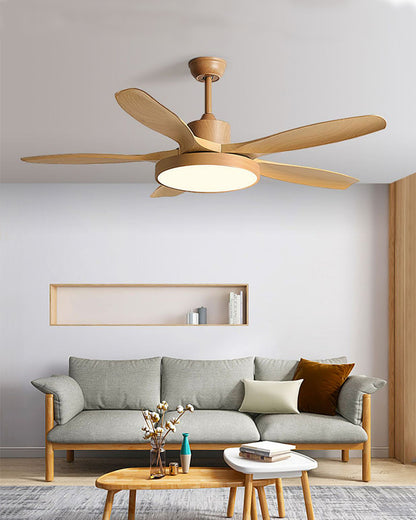 WOMO 5 Blade Modern Ceiling Fan Lamp-WM5129