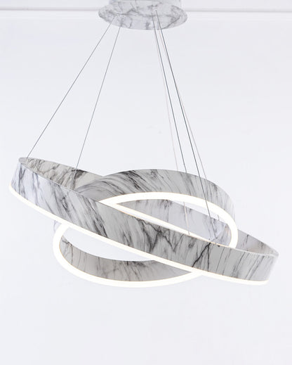 WOMO Tiered Circular Marble Chandelier-WM2460