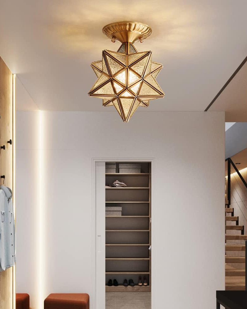 WOMO Moravian Star Ceiling Light-WM1116