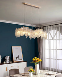 WOMO Leaf Glass Chandelier-WM2374