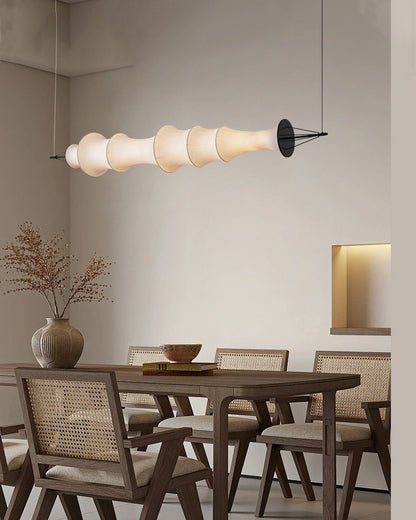 WOMO Fabric Linear Pendant Light-WM2956