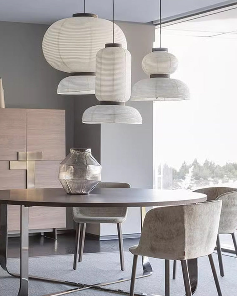 WOMO Lantern Silk Pendant Light-WM2472