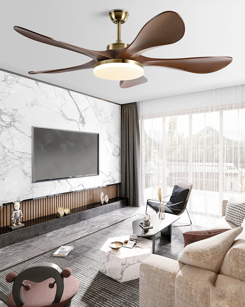 WOMO Mid Century Modern Ceiling Fan Lamp - WM5173