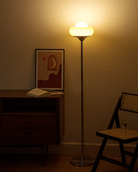 WOMO Torchiere Orange Floor Lamp-WM7092