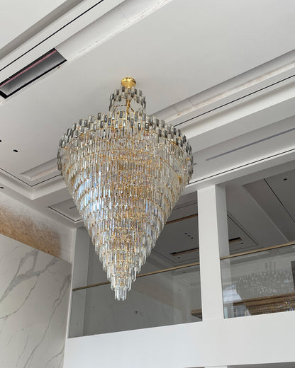 WOMO Massive Tiered Crystal Chandelier-WM2380