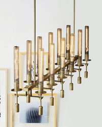 WOMO Candelabra Linear Chandelier -WM2923