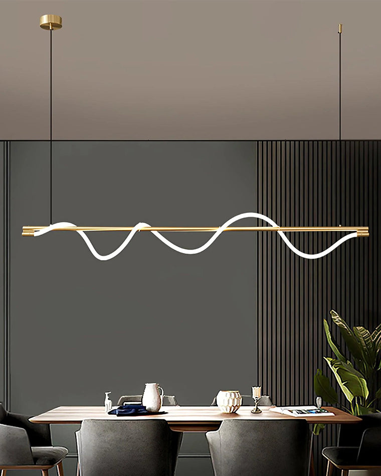 WOMO Rope Led Linear Chandelier-WM2756