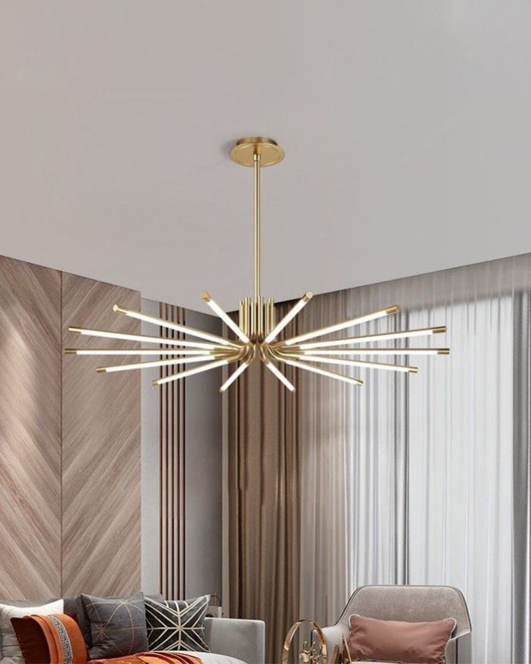 WOMO Starburst Multi Light Rods Chandelier-WM2761