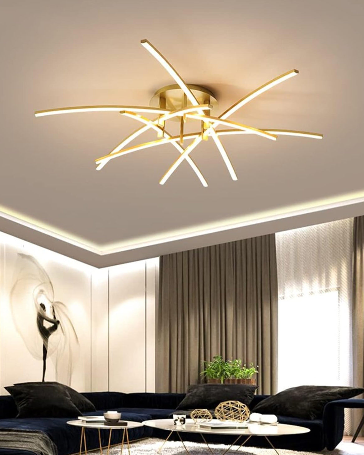 WOMO Multi Arm Led Ceiling Light-WM1120