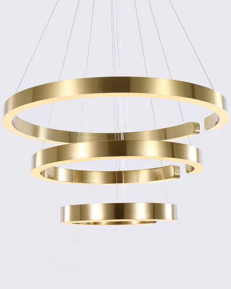 WOMO Tiered Circular Led Chandelier-WM2464