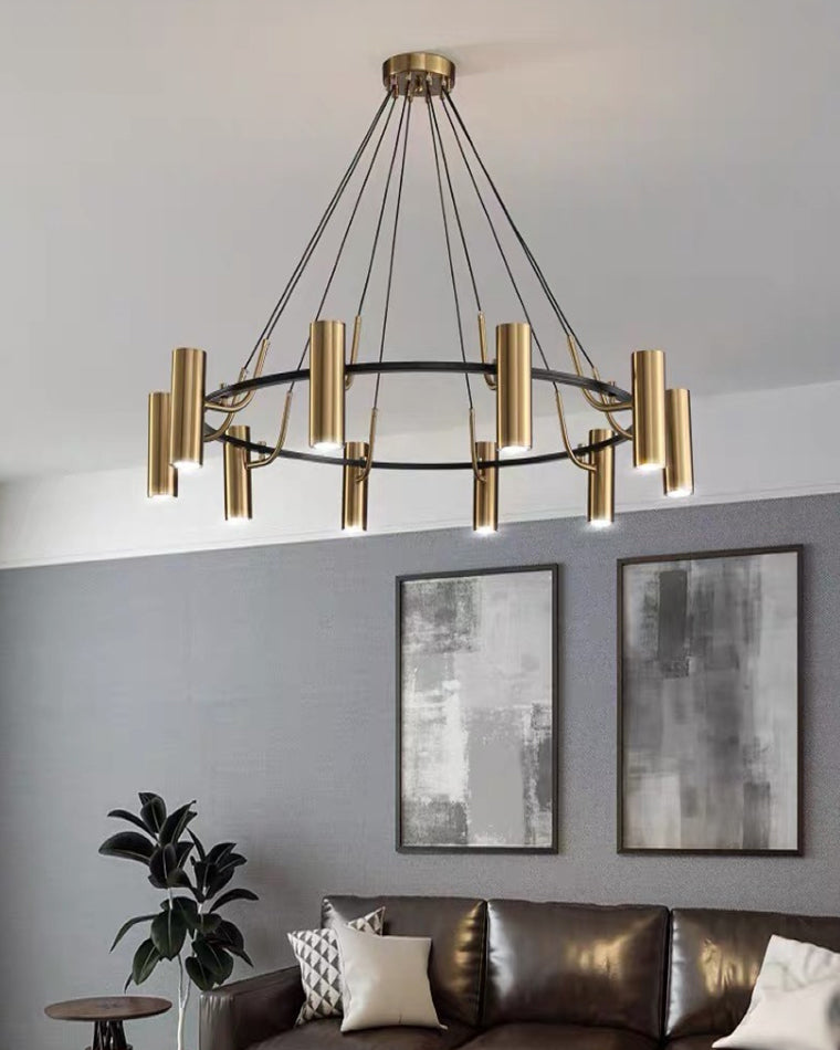 WOMO Gold Spotlight Chandelier-WM2698