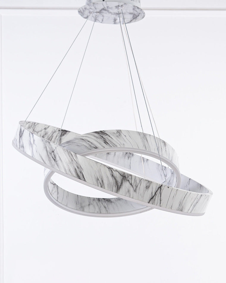 WOMO Tiered Circular Marble Chandelier-WM2460