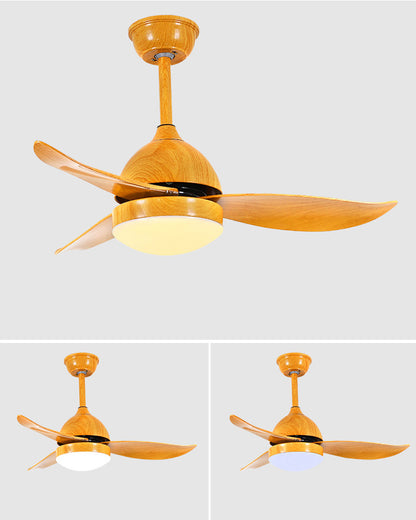 WOMO 3 Blade Scandi Ceiling Fan Lamp-WM5103