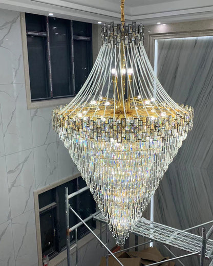 WOMO Massive Tiered Crystal Chandelier-WM2380