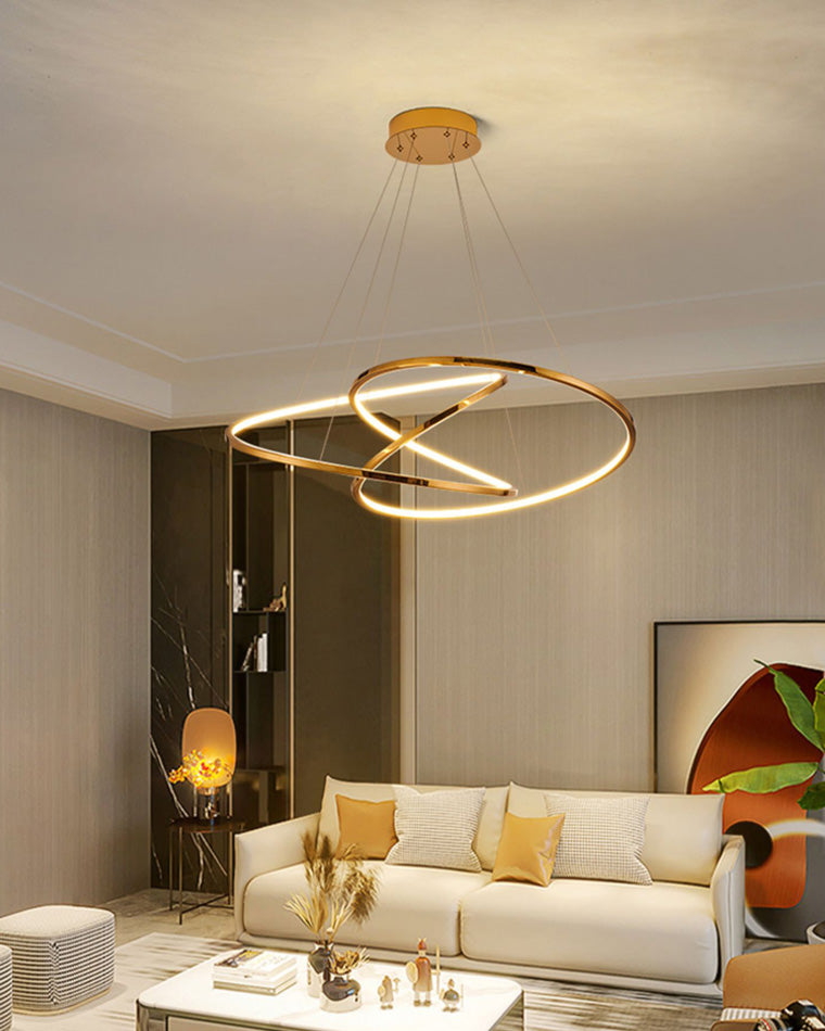 WOMO Swirl Led Chandelier-WM2461