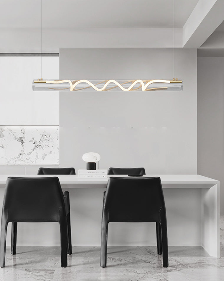 WOMO Rope Led Horizontal Tube Pendant Light-WM2766