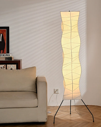 WOMO Column Silk Floor Lamp-WM7094