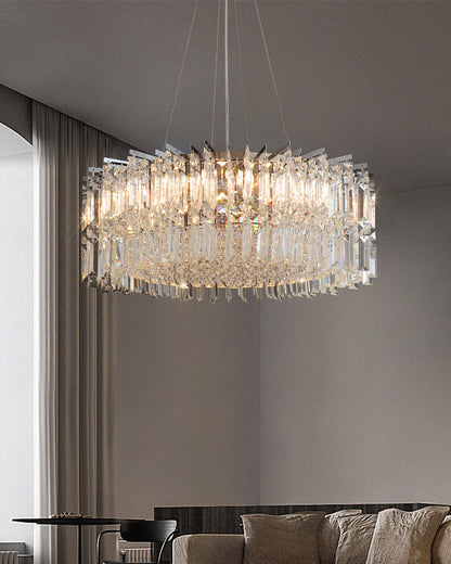 WOMO Round Crystal Chandelier-WM2626