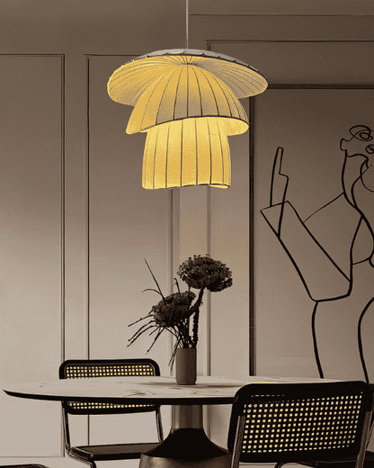 WOMO Japandi Coir Silk Pendant Light-WM2963