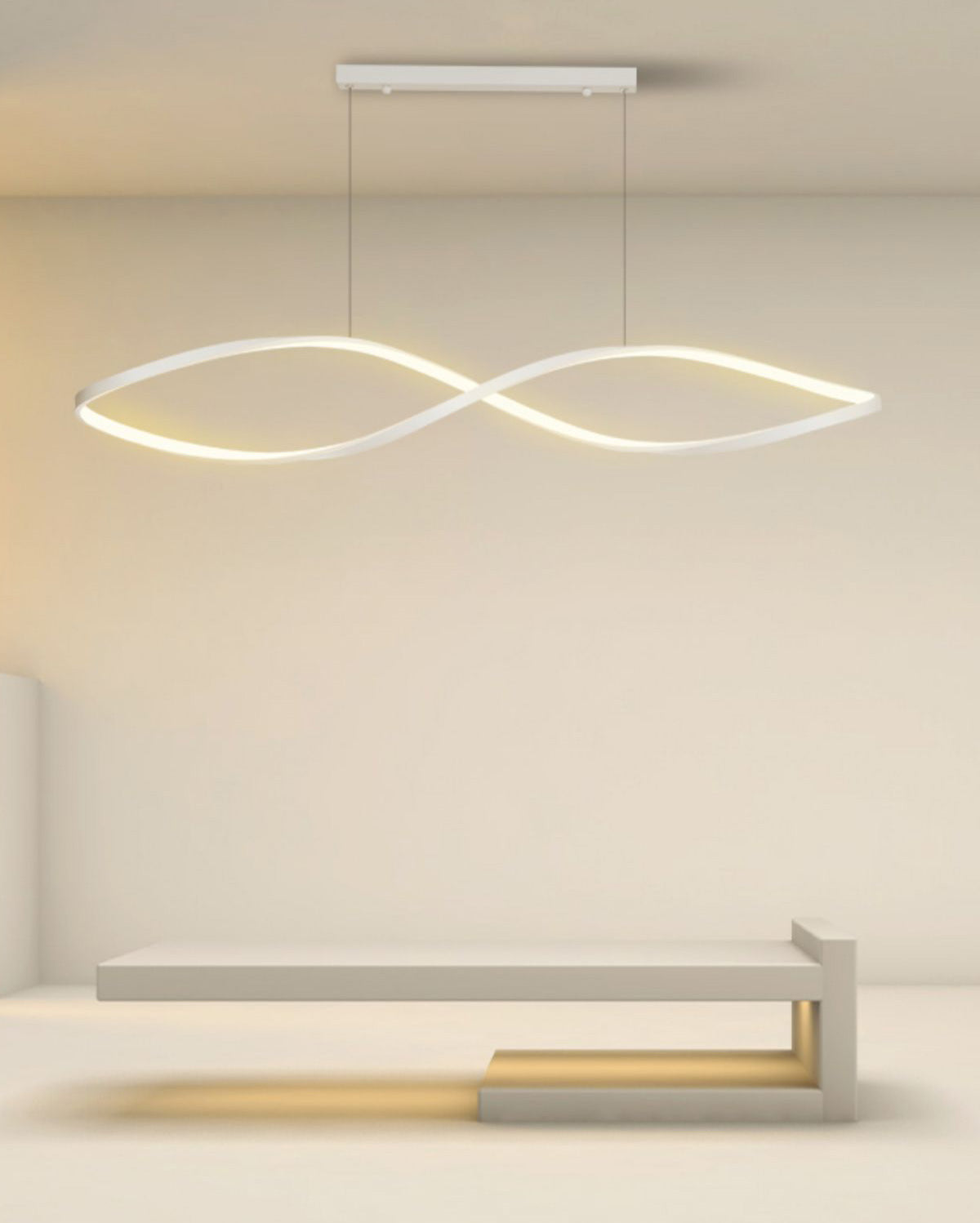 WOMO Spiral Linear Pendant Light-WM2642