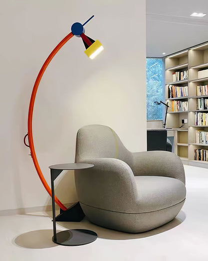 WOMO Multicolour Arc Floor Lamp-WM7104