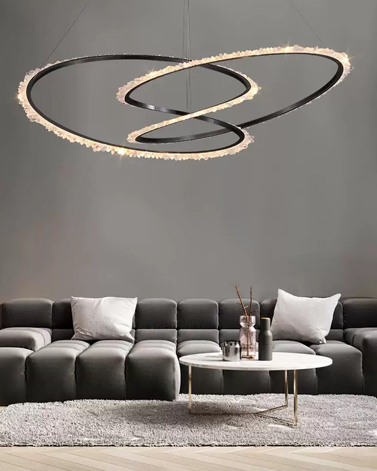 WOMO Infinity Crystal Chandelier-WM2714