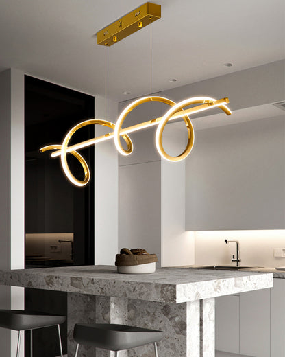 WOMO Spiral Linear Chandelier-WM2723