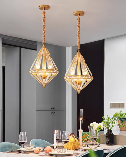 WOMO Diamond Crystal Pendant Light-WM2594