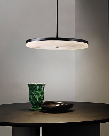 WOMO Disc Alabaster Pendant Light-WM2870