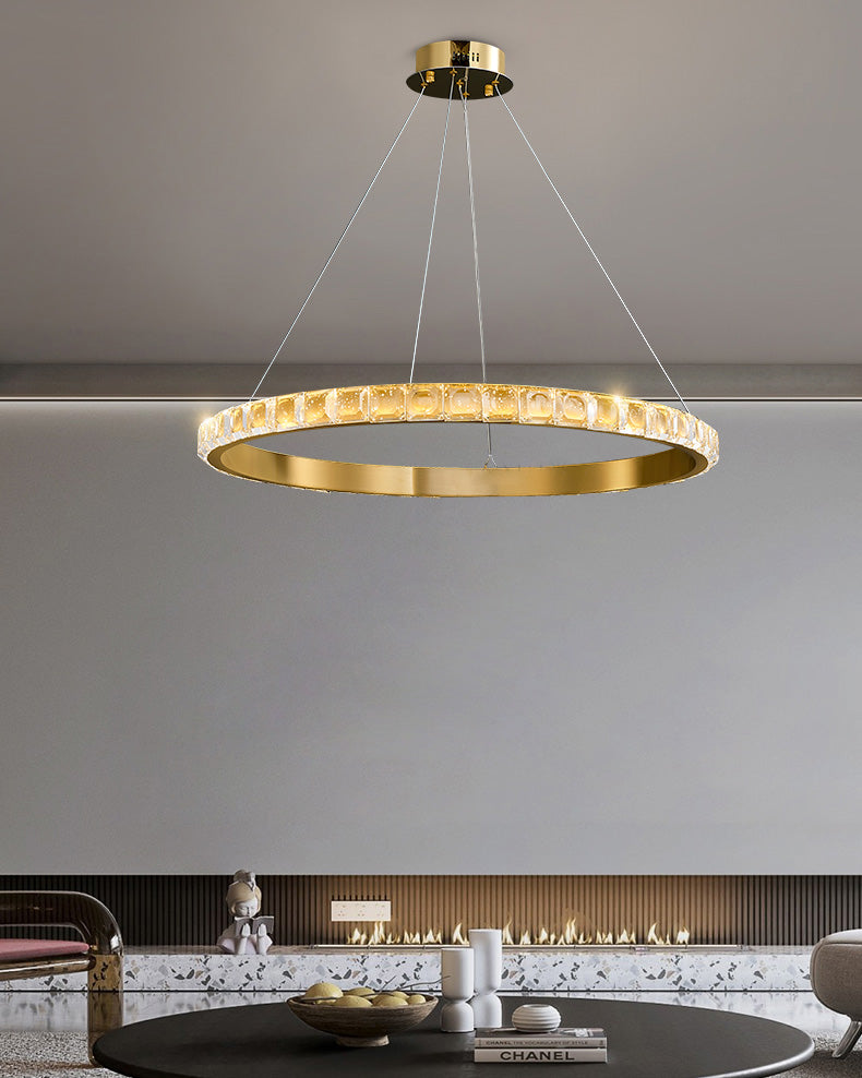 WOMO Circular Led Crystal Chandelier-WM2549a