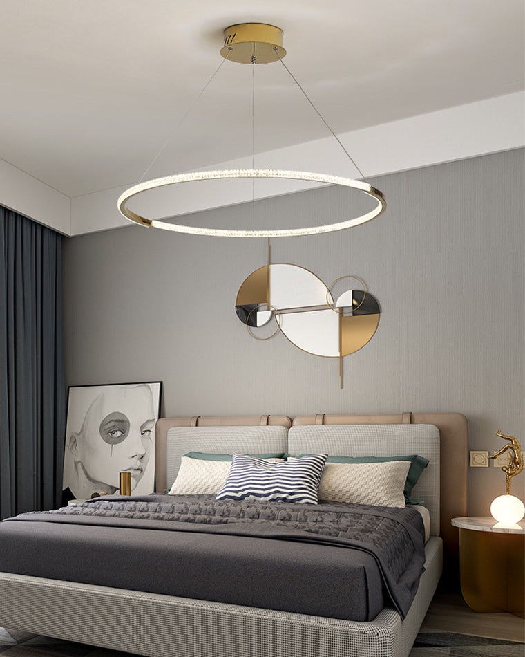 WOMO Tiered Circular Led Chandelier-WM2725