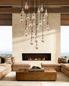 WOMO Raindrop Glass Chandelier-WM2809 thumbnail
