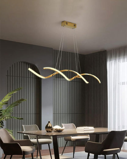 WOMO Spiral Led Horizontal Chandelier-WM2764