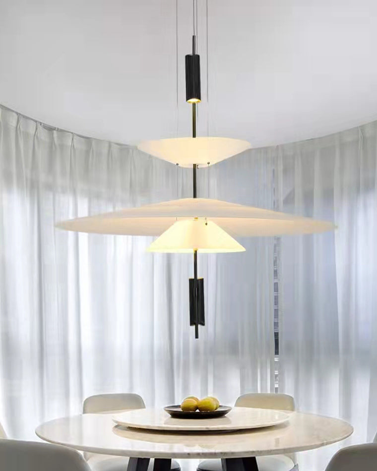 WOMO Tiered Cone Pendant Light-WM2513