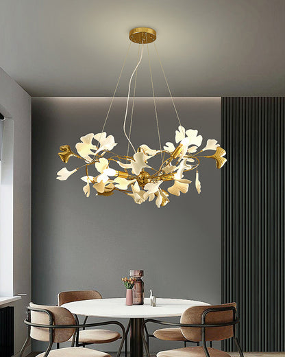 WOMO Ginkgo Ceramic Chandelier-WM2411