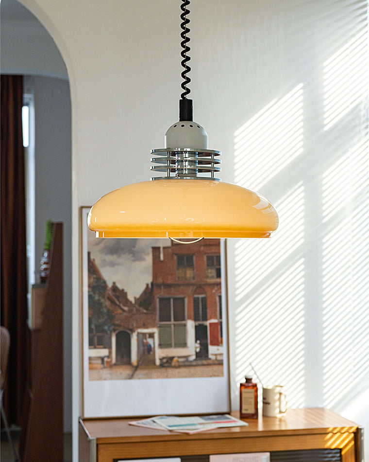 WOMO Glass Dome Pull down Pendant Light-WM2582