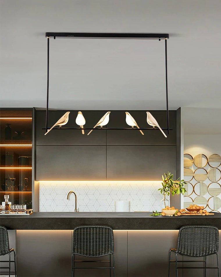 WOMO Gold Bird Branch Chandelier-WM2512c