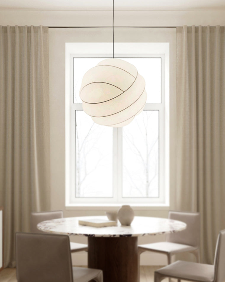 WOMO Globe Silk Pendant Light-WM2759