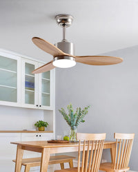 WOMO Mid Century Modern Ceiling Fan Lamp-WM5043