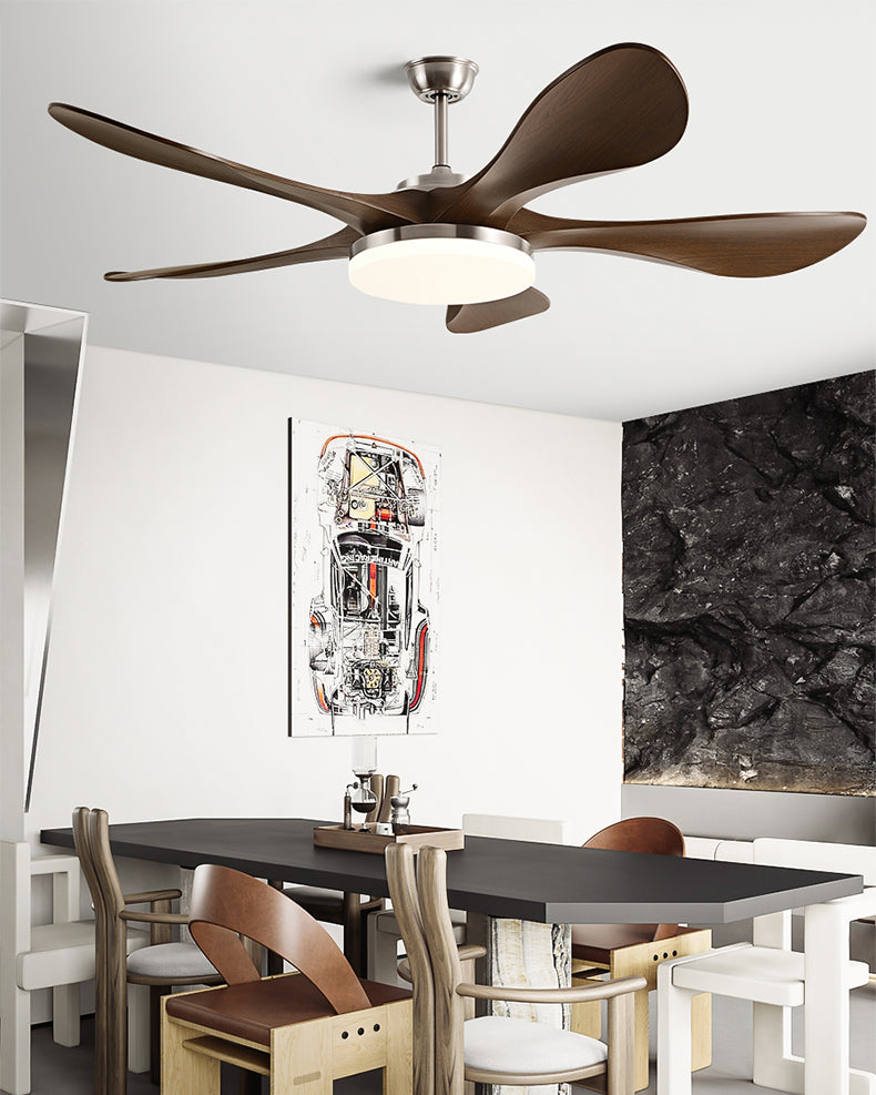 WOMO Mid Century Modern Ceiling Fan Lamp - WM5173