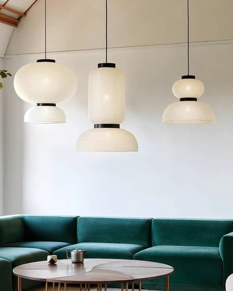 WOMO Lantern Silk Pendant Light-WM2472
