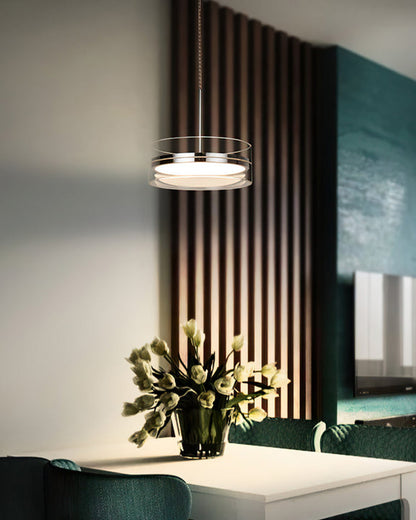 WOMO Small Round Glass Pendant Light-WM2451