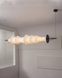 WOMO Fabric Linear Pendant Light-WM2956