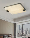 WOMO Square Alabaster Flush Mount Ceiling Light-WM1149 thumbnail