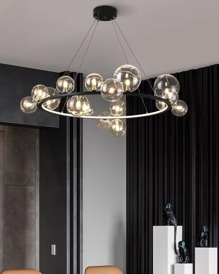 WOMO Circular Glass Bubble Chandelier-WM2493