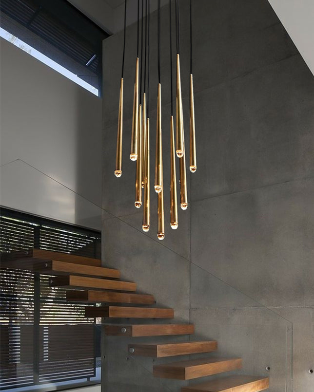 WOMO Cascading Tube Chandelier-WM2914