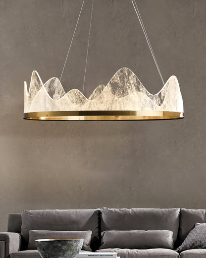 WOMO Wavy Round Chandelier-WM2361