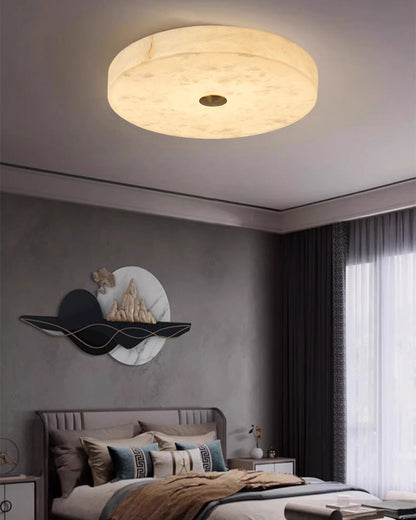 WOMO Modern Round Alabaster Ceiling Light-WM1118