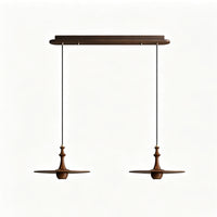 WOMO Wood Flying Saucer Chandelier-WM3259