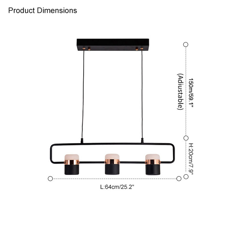 WOMO Linear Spotlight Kitchen Pendant Light-WM2019